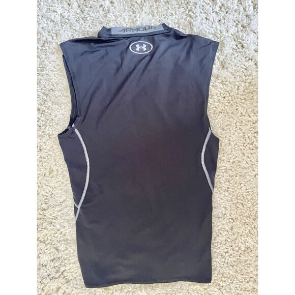 Under Armour Black Sleeveless Compression HeatGear Performance Shirt M - Picture 4 of 4